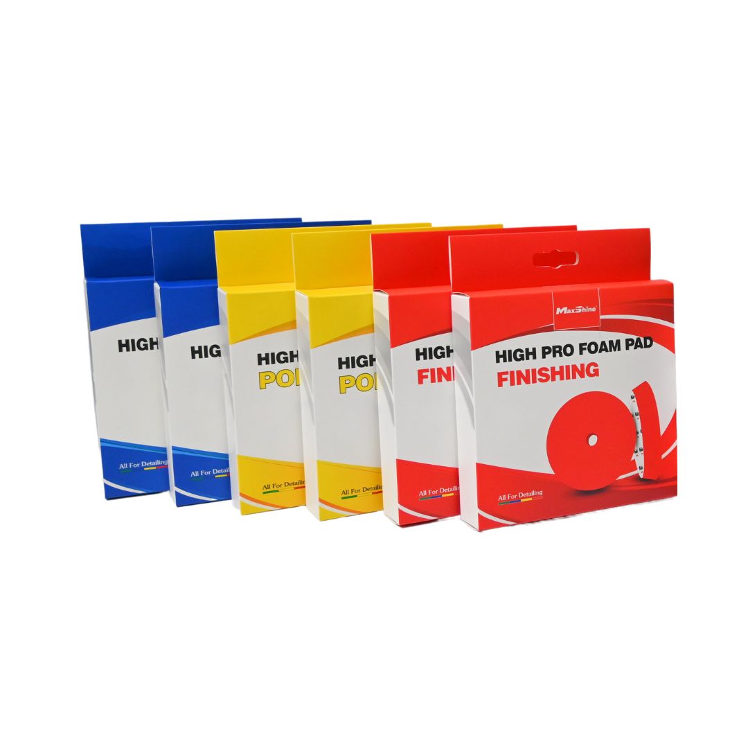 Maxshine High Pro Polishing Pad Kit-Polishing Pad Bundle-Maxshine-6 Inch-Double (6)-Detailing Shed