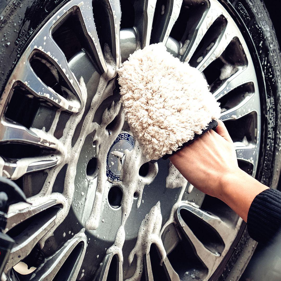 Maxshine Microfiber Finger Wheel and Rims Wash Mitt (2x Pack)-Wheel Mitt-Maxshine-2x Pack-Detailing Shed