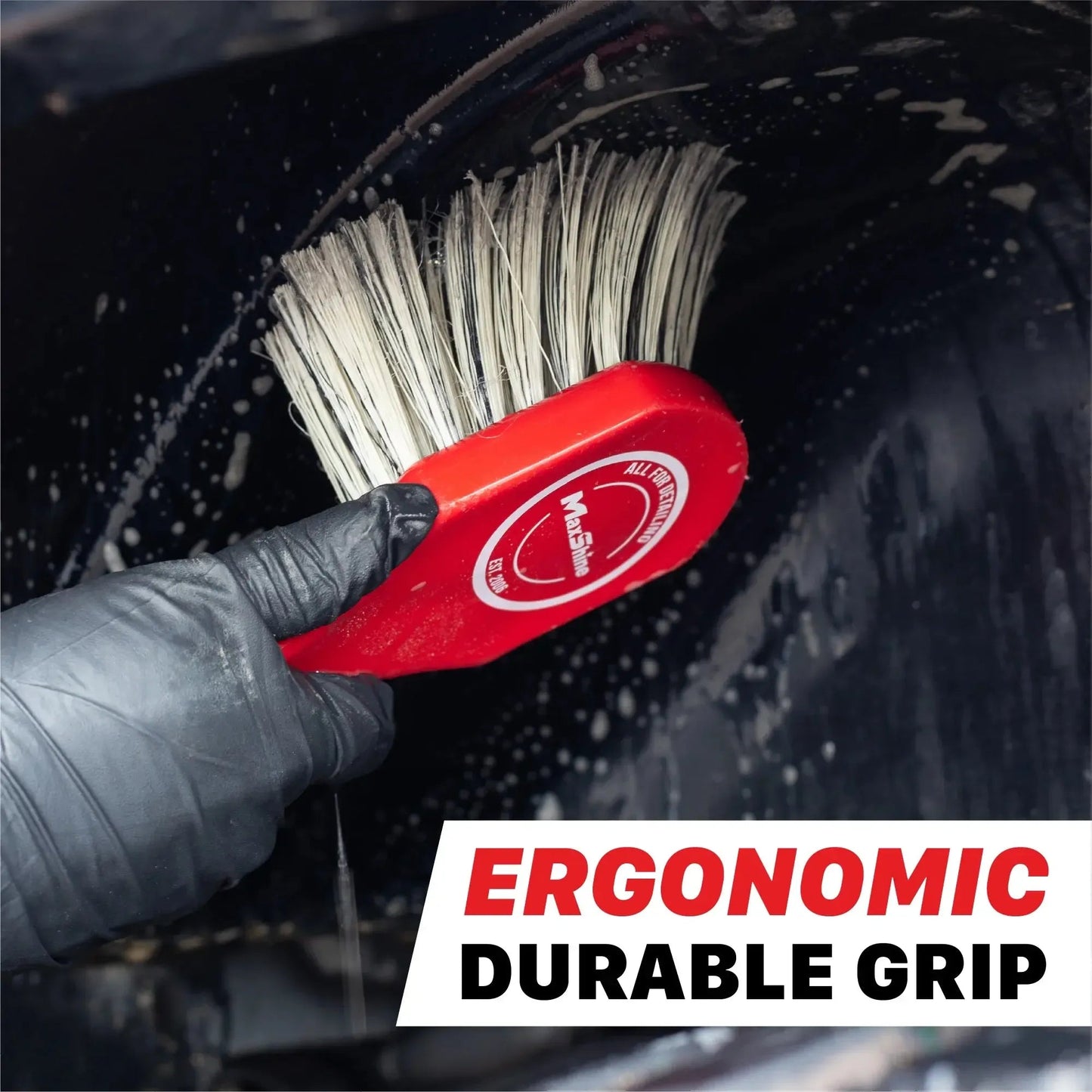Maxshine MaxShine Medium-Duty Wheel & Body Brush-Tyre Brush-Maxshine-Detailing Shed
