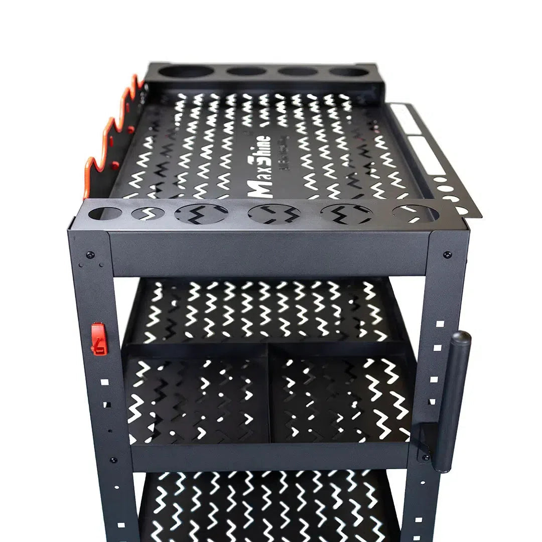 Maxshine NEW Premium Steel Detailing Rolling Trolley II-Detailing Cart-Maxshine-Detailing Shed
