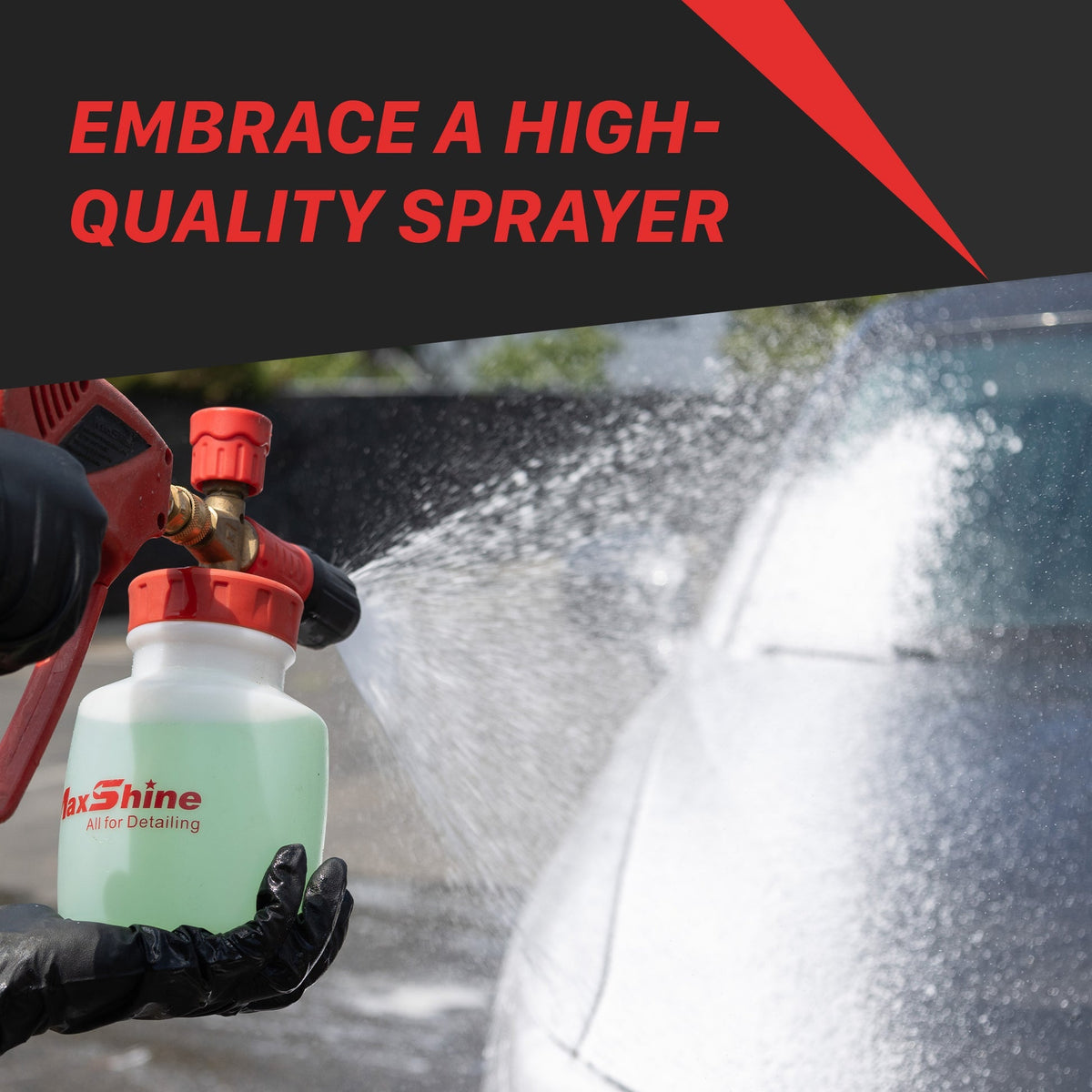 Maxshine Snow Master Foam -Fittings are pre installed-Foam Cannon-Maxshine-Detailing Shed