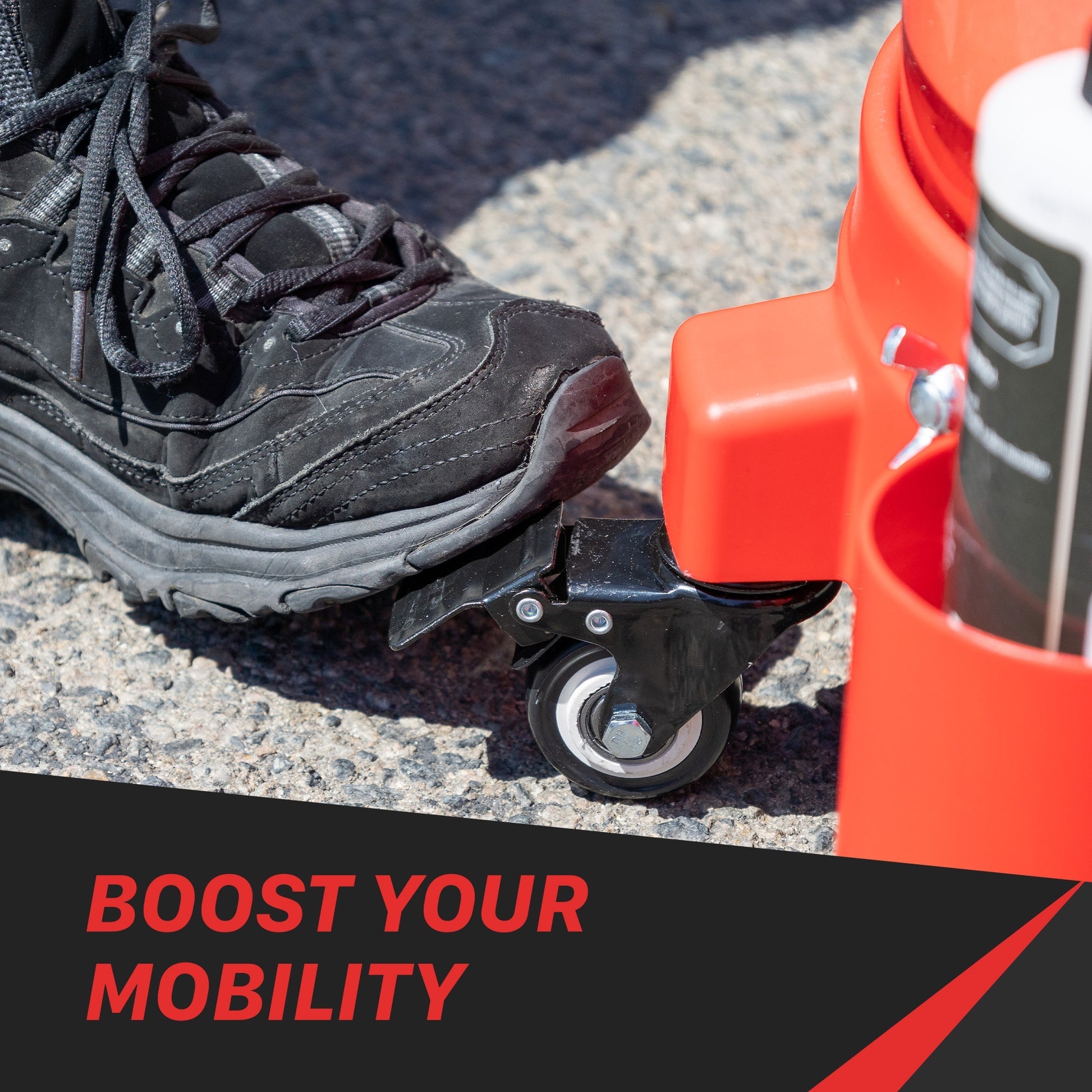 Maxshine Rolling Bucket Dolly Black/Red/Green-Wash Buckets-Maxshine-Detailing Shed