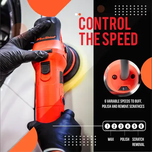 Maxshine M8S V2 8mm/1000W Upgrade Dual Action Polisher 5Inch-Dual Action Polisher-Maxshine-Detailing Shed