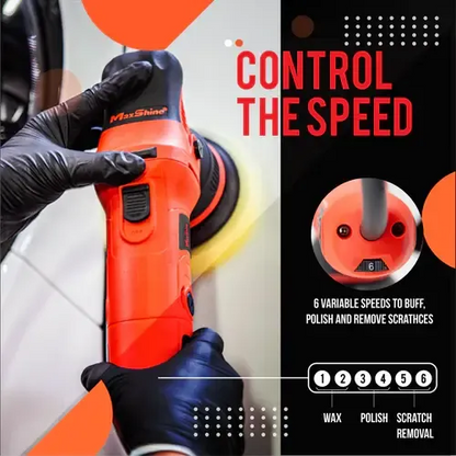 Maxshine M8S V2 8mm/1000W Upgrade Dual Action Polisher 5Inch-Dual Action Polisher-Maxshine-Detailing Shed