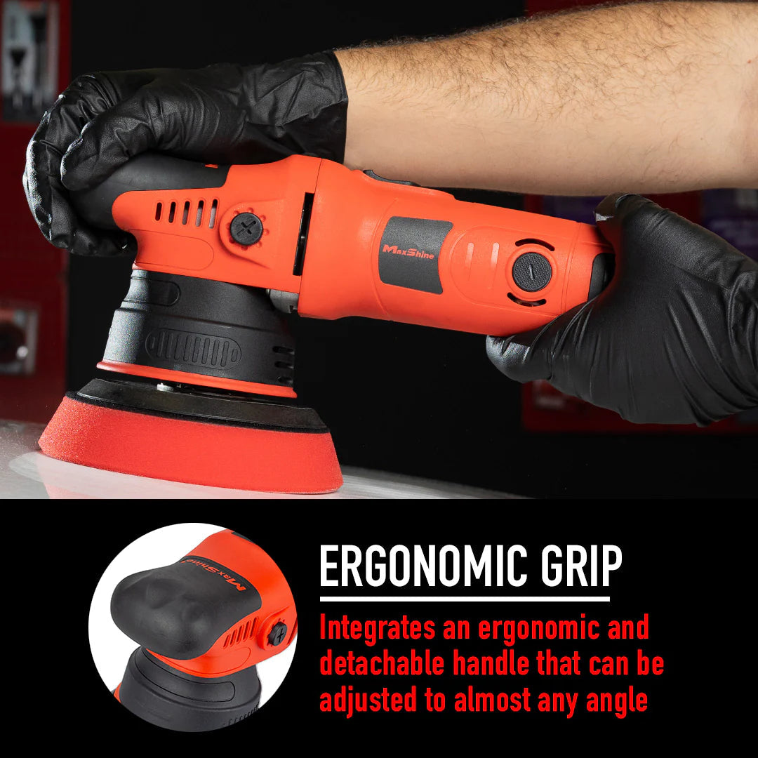 Maxshine M8S V2 Dual Action Polisher 5 inch and Pad Kit-Polishing Bundle-Maxshine-Detailing Shed