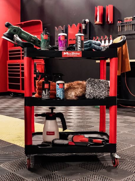 Maxshine Premium Heavy Duty Detailing Cart Trolley-Detailing Cart-Maxshine-Detailing Shed