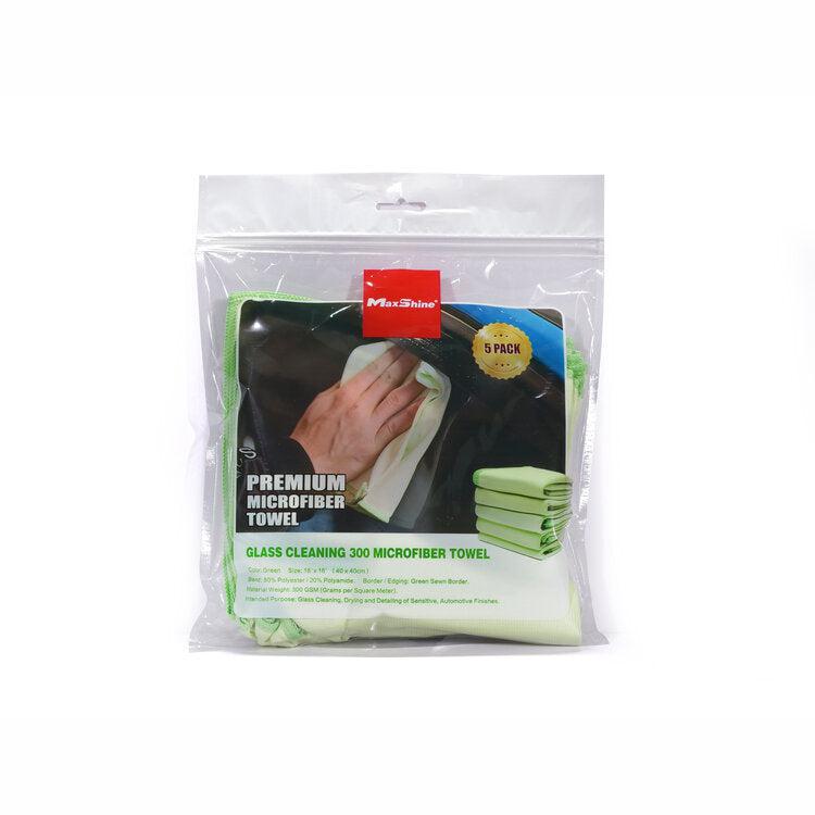 MAXSHINE 300GSM GLASS MICROFIBER TOWEL 5 PCS/PACK-Glass Cloths-Maxshine-5 PCS/PACK-Detailing Shed