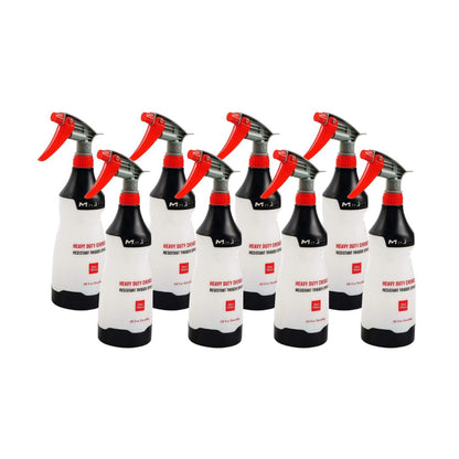 Maxshine Heavy Duty Chemical Resistant Empty Spray Bottle 8 Pack-Spray Bottle and Trigger-Maxshine-Black-Detailing Shed