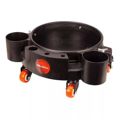 Maxshine Rolling Bucket Dolly Black/Red/Green-Wash Buckets-Maxshine-Detailing Shed