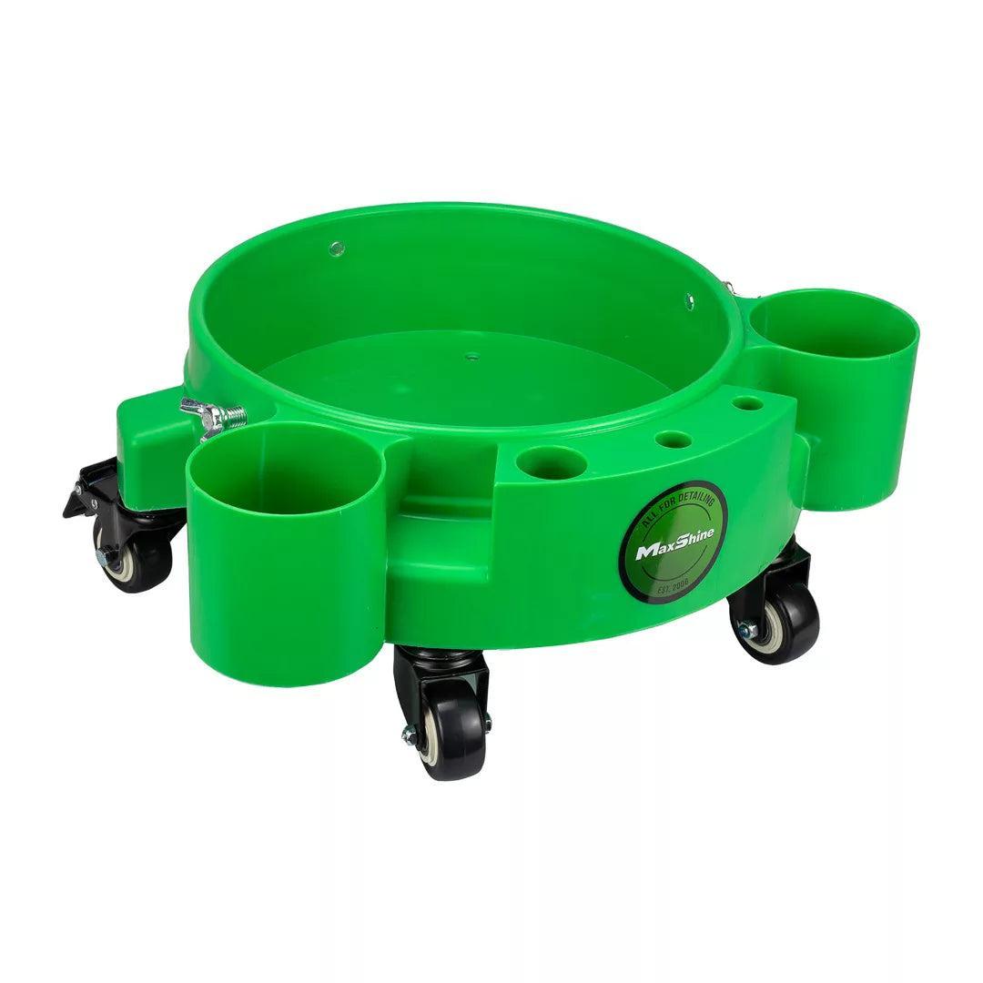 Maxshine Rolling Bucket Dolly Black/Red/Green-Wash Buckets-Maxshine-Detailing Shed