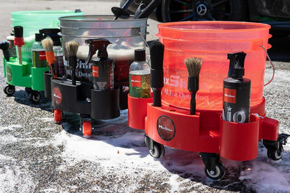 Maxshine Rolling Bucket Dolly Black/Red/Green-Wash Buckets-Maxshine-Detailing Shed