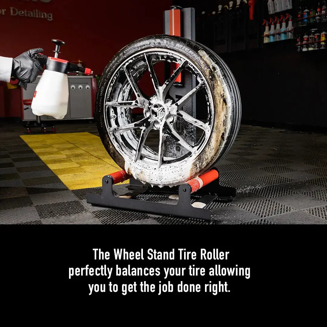 Maxshine Wheel Stand Tyre Roller - for Wheel Coating Cleaning and Polishing-Wheel Stand-Maxshine-Detailing Shed
