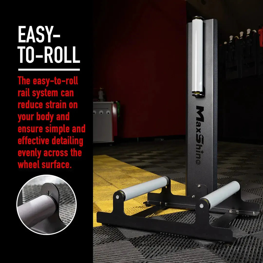 Maxshine Wheel Stand Tyre Roller - for Wheel Coating Cleaning and Polishing-Wheel Stand-Maxshine-Detailing Shed