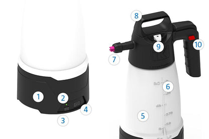 IK e Foam Pro 2 | NEW Battery Sprayer-Foam Sprayer-GOIZPER GROUP IK SPRAYERS-Detailing Shed