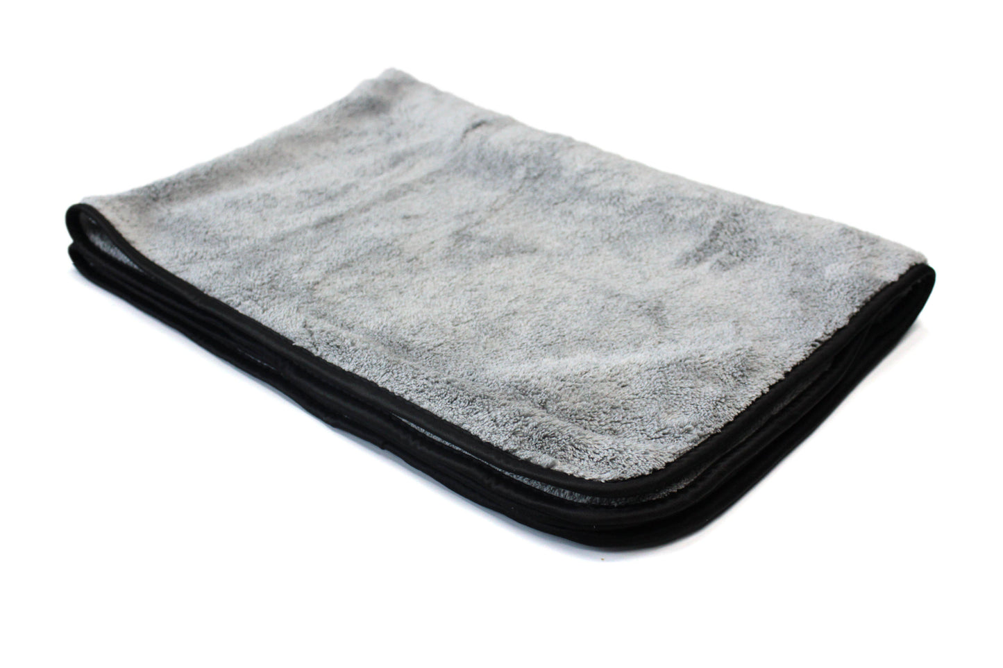 Maxshine 600GSM Big Grey Drying Microfiber Towel with Silver Silk Border 60cm x 80cm-Drying Towel-Maxshine-1x Big Drying Microfiber Towel-Detailing Shed