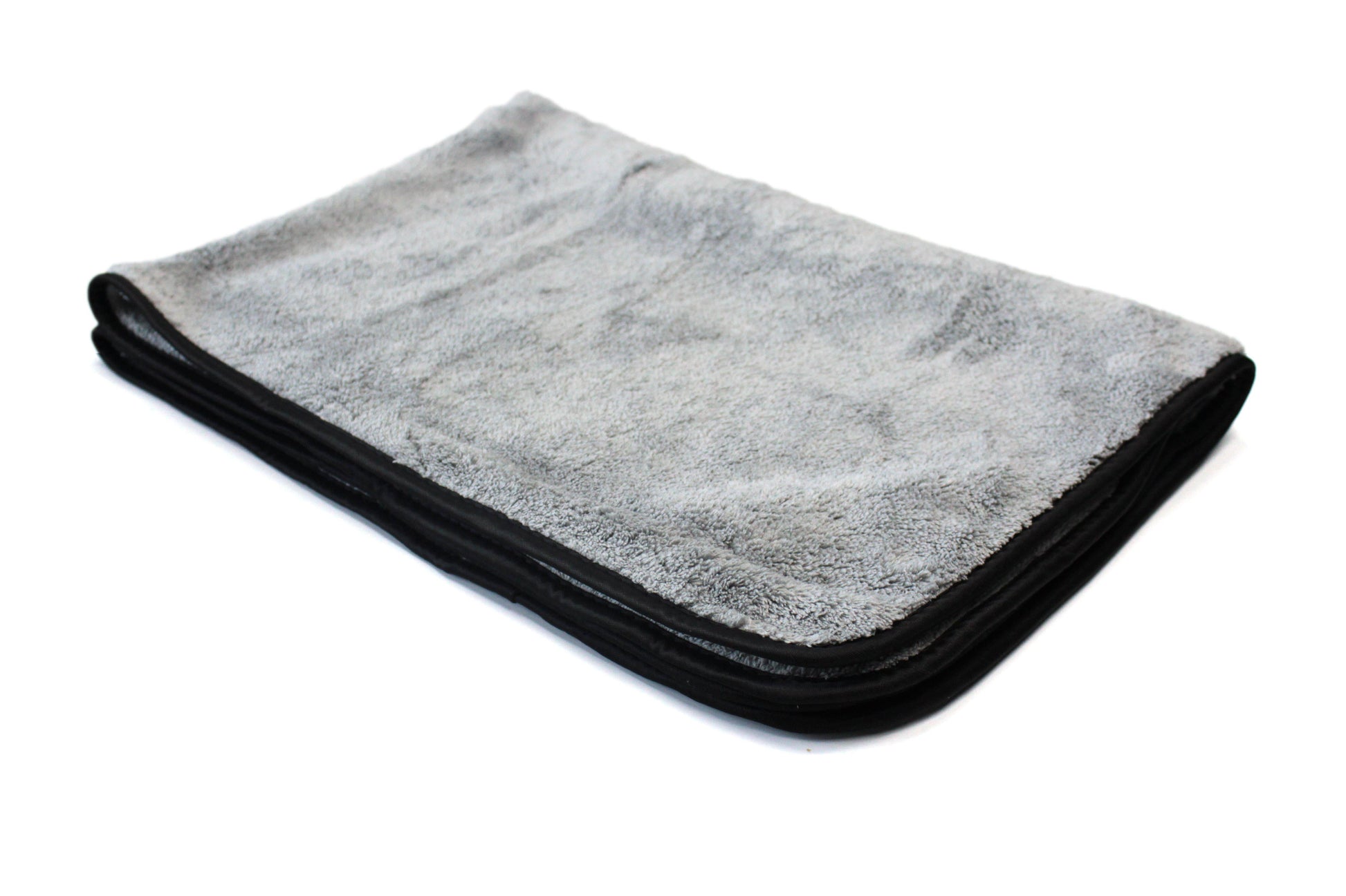 Maxshine 600GSM Big Grey Drying Microfiber Towel with Silver Silk Border 60cm x 80cm-Drying Towel-Maxshine-1x Big Drying Microfiber Towel-Detailing Shed