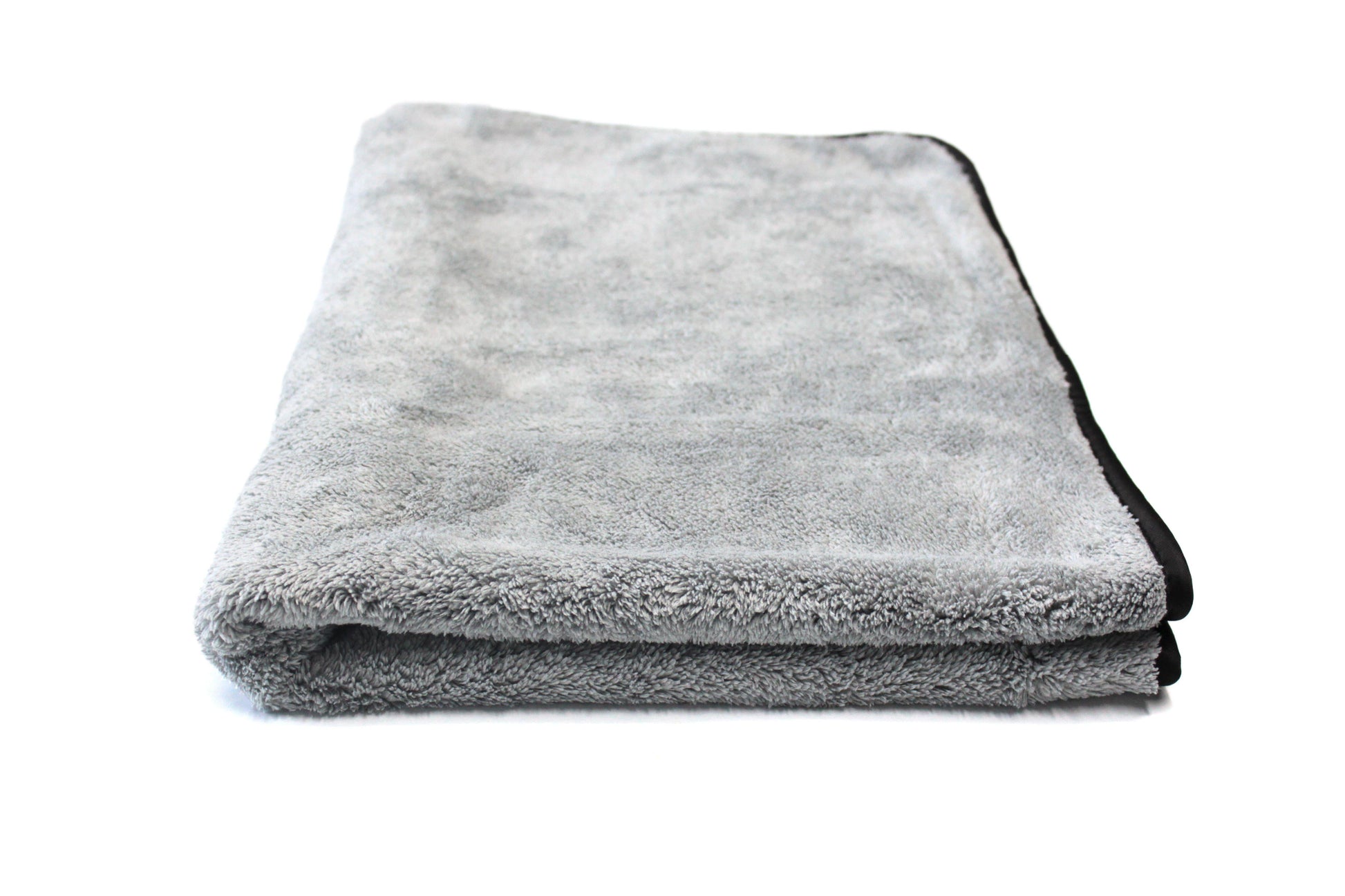 Maxshine 600GSM Big Grey Drying Microfiber Towel with Silver Silk Border 60cm x 80cm-Drying Towel-Maxshine-1x Big Drying Microfiber Towel-Detailing Shed