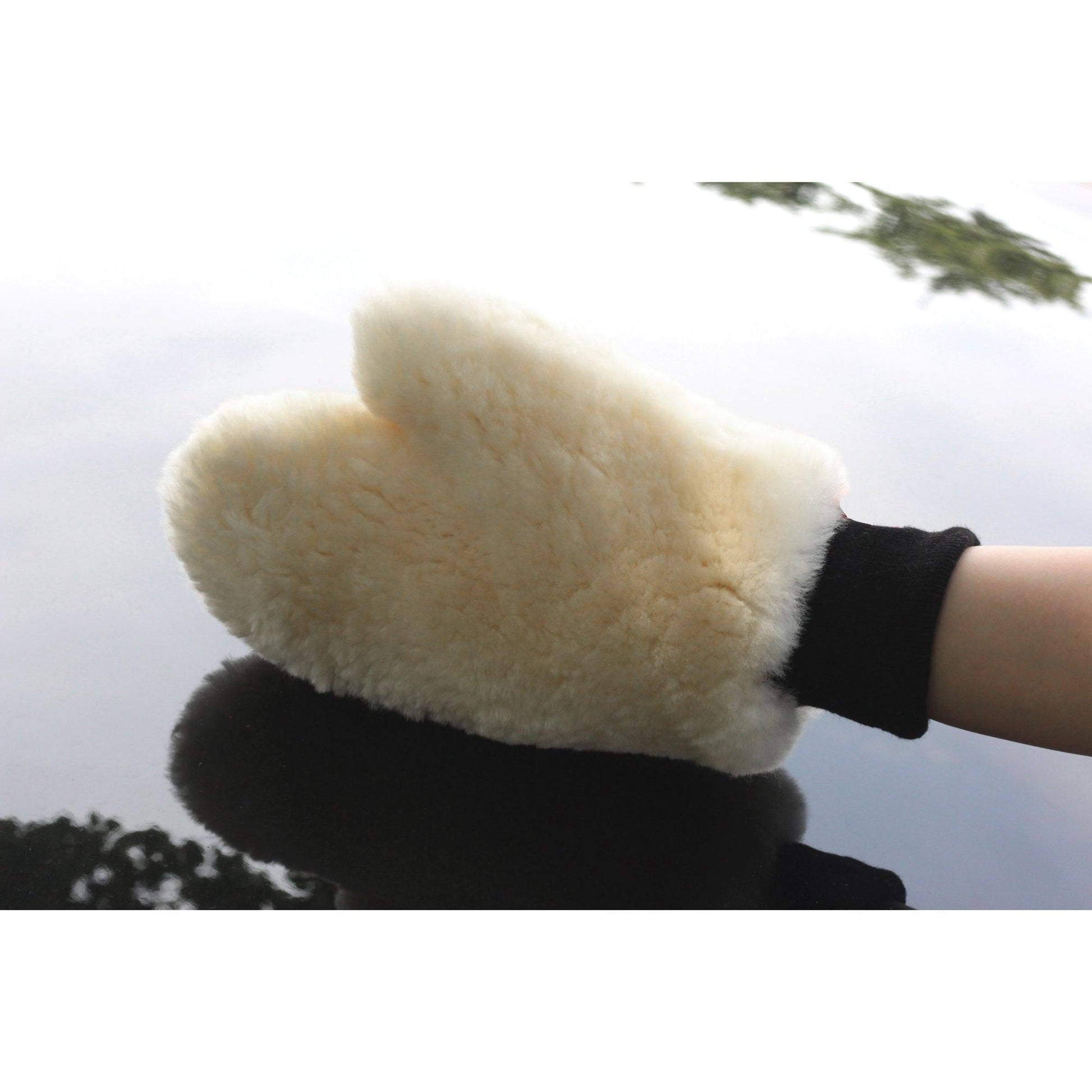 Maxshine Lambswool Wash Mitt – Premium-Wash Mitt-Maxshine-1x Sheepskin Wool Mitt-Detailing Shed